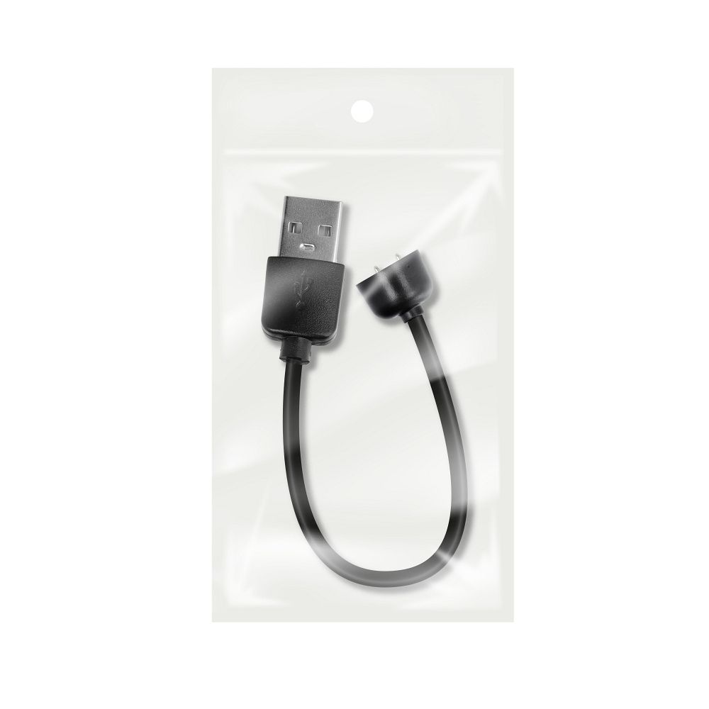 USB-A kábel a XIAOMI Mi Band 5 / Mi Band 6 töltéséhez, 0,15 m, fekete - Image 3
