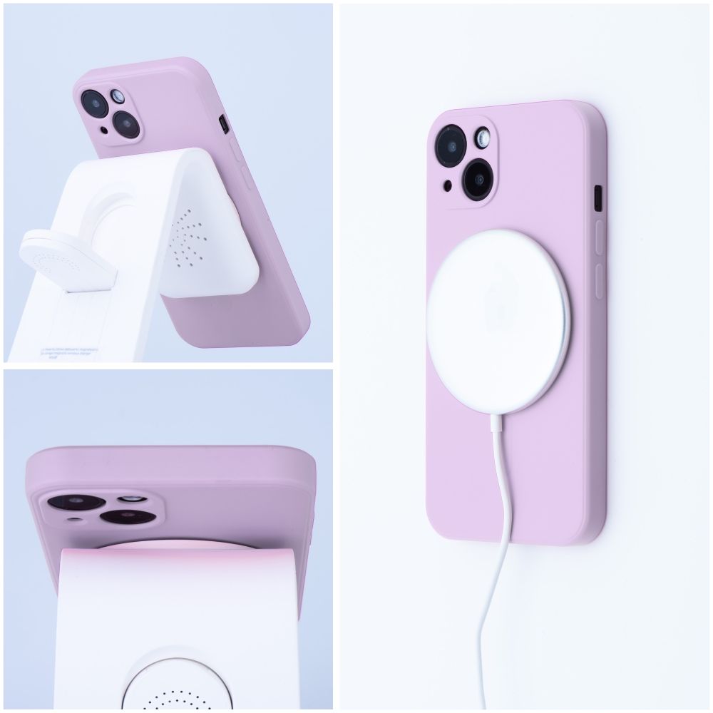SILICONE MAG COVER case compatible with MagSafe for IPHONE 7 / 8 / SE 2020 / SE 2022 pink - Image 10