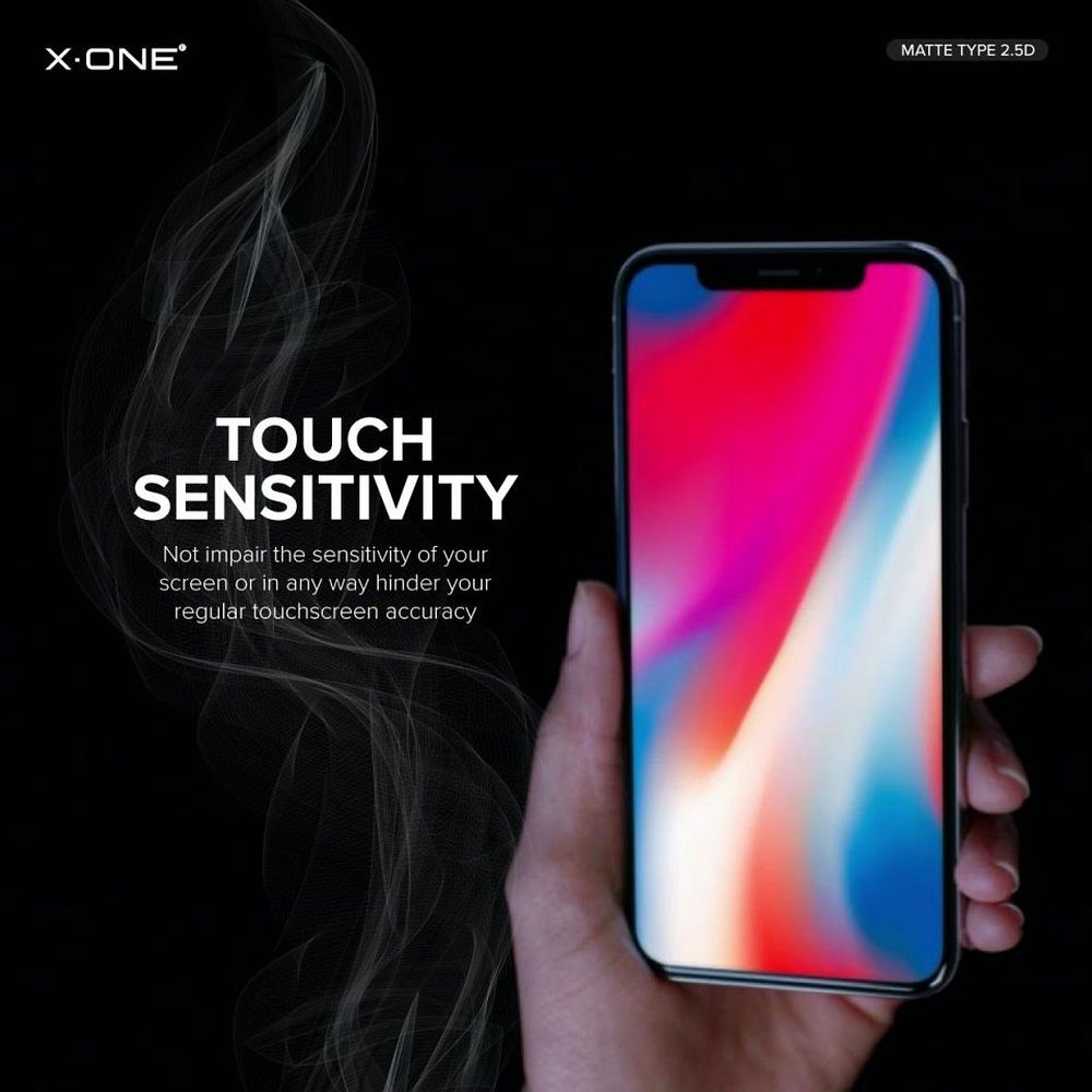 X-ONE Full Cover Extra Strong Crystal Clear - for iPhone 14 Pro tempered glass 9H - Image 3