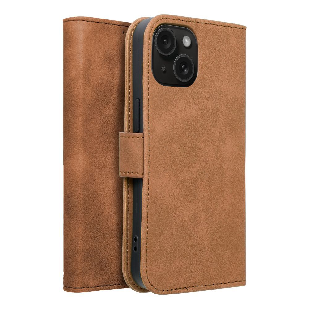 TENDER Book Case for IPHONE 15 brown - Image 3