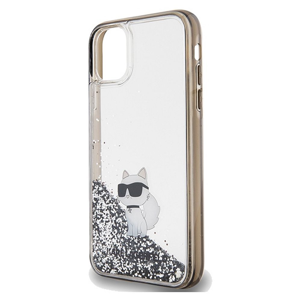 KARL LAGERFELD case for IPHONE 11 KLHCN61LKCNSK (Liquid Glitter C) transparent - Image 6