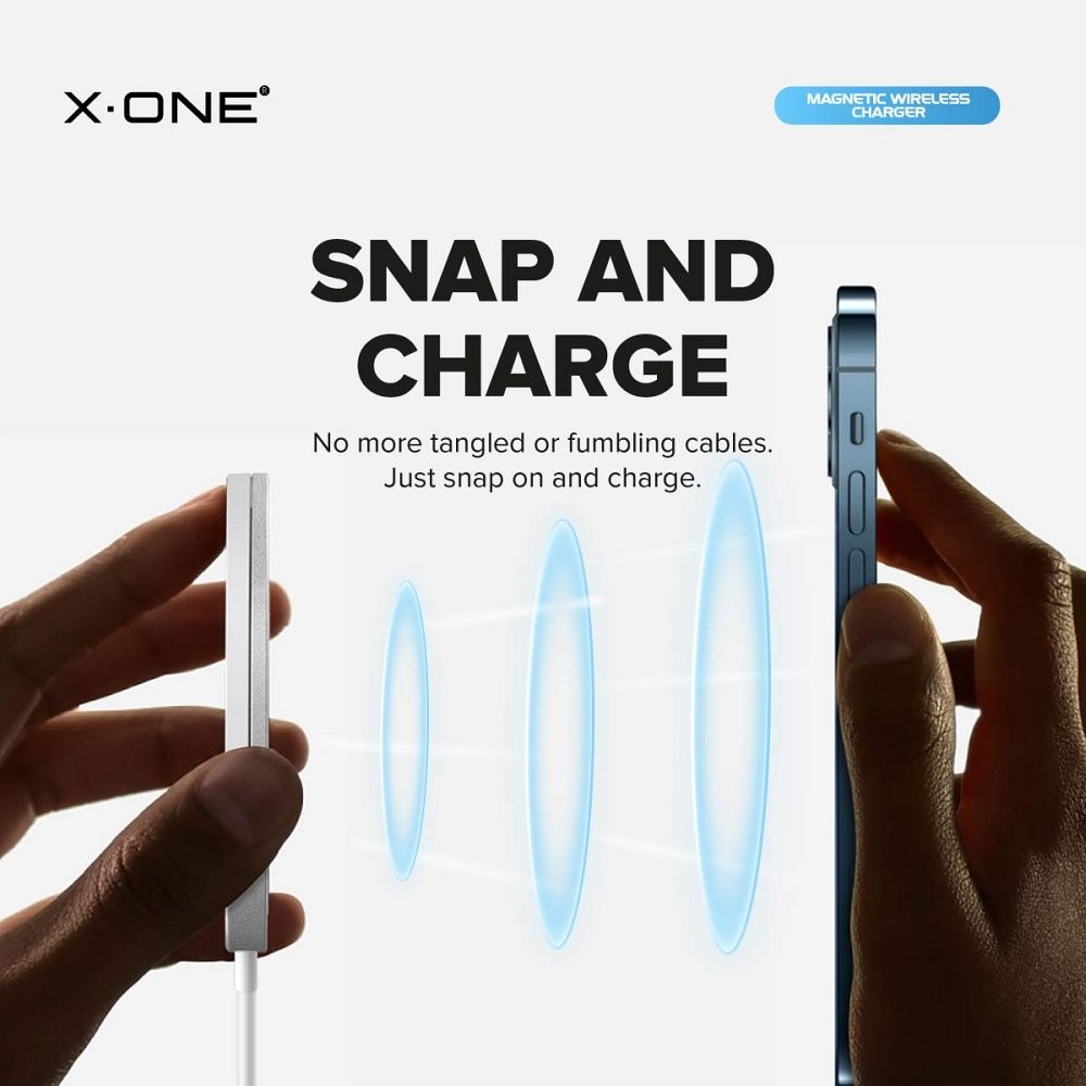 Magnetic Wireless Charger Stand X-ONE compatible with MagSafe 15W - Image 4
