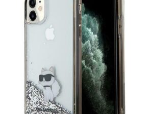 KARL LAGERFELD case for IPHONE 11 KLHCN61LKCNSK (Liquid Glitter C) transparent