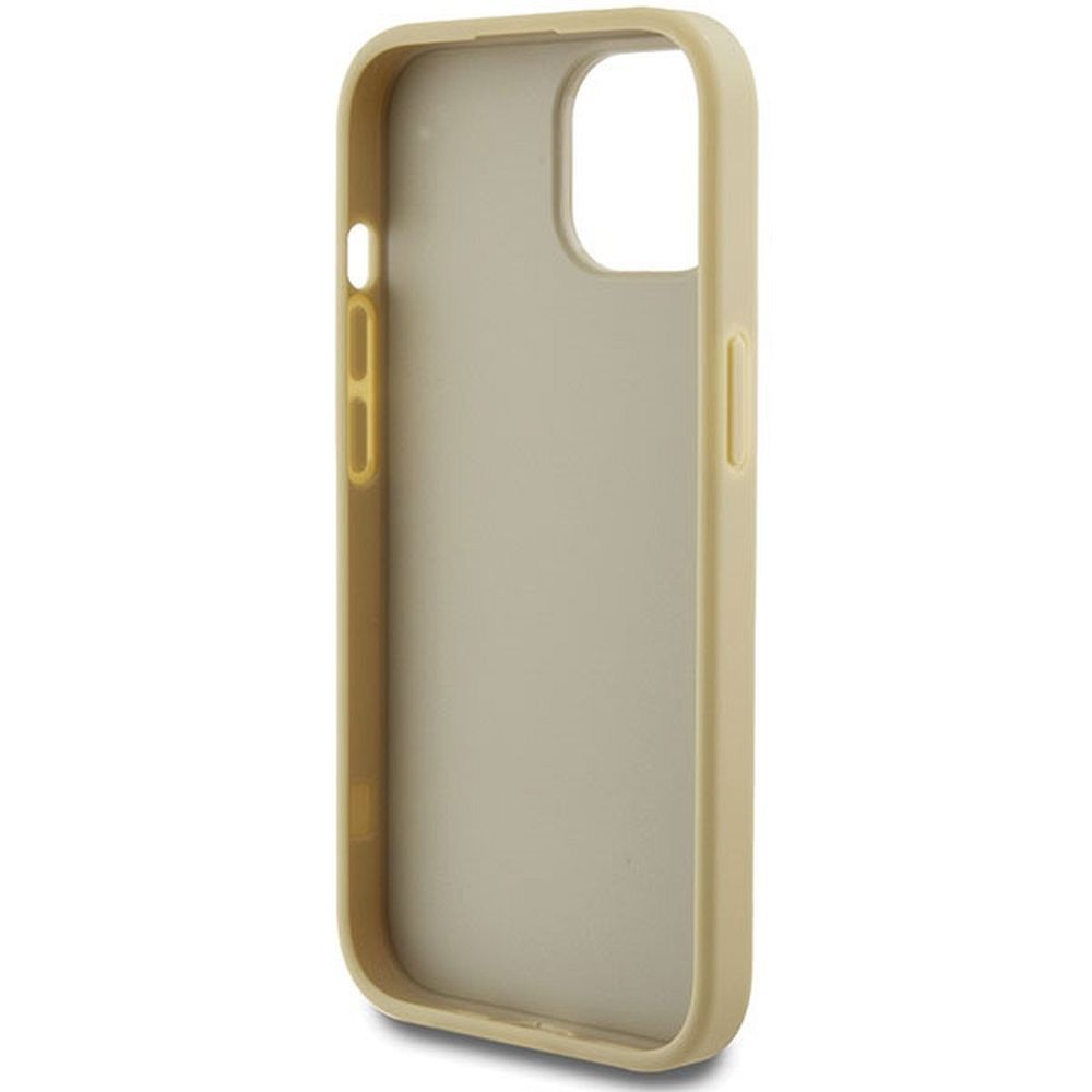 GUESS case for IPHONE 15 GUHCP15SHG4SGD (Fixed Glitter Big 4G) gold - Image 2