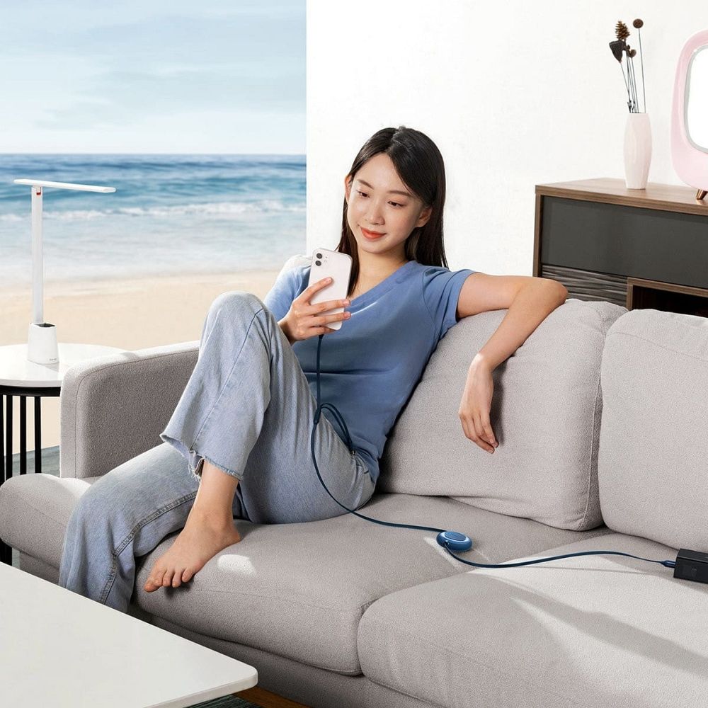 BASEUS cable 3in1 Type C to Micro USB / Lightning / Type C PD QC4.0 3,5A 100W CAMJ010203 1,1 blue - Image 7