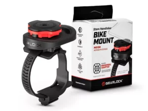 Spigen Gearlock kerékpárra szerelhető telefontartó / rögzítő rendszer AU100 adapterrel - Gearlock MS100 Stem/Handlebar Bike Mount - fekete