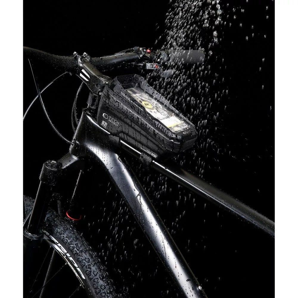 Tech-Protect kerékpárra szerelhető, por- és cseppálló telefontartó táska - Tech-Protect XT2 Bike Mount - fekete - Image 10
