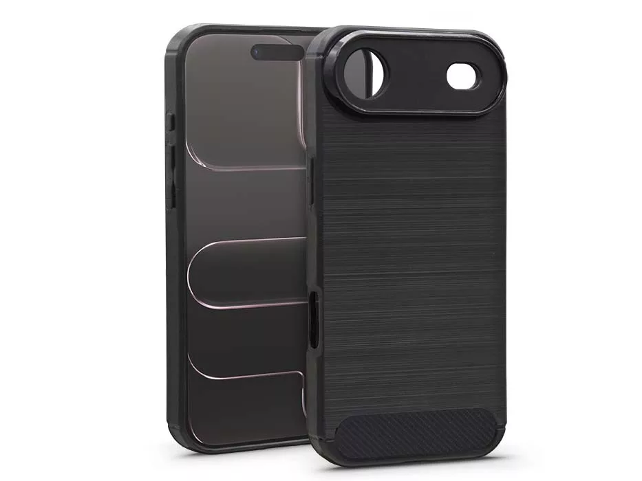 Haffner Carbon szilikon tok - Apple iPhone Air - fekete