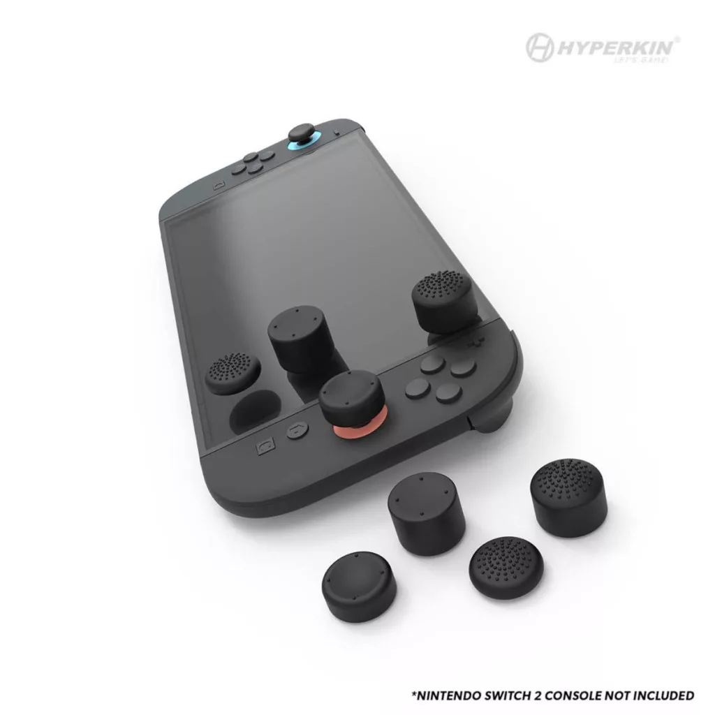 Hyperkin Pro Series Nintendo Switch 2 Fekete hüvelykujj csúszásgátló csomag (8 db) - Image 2