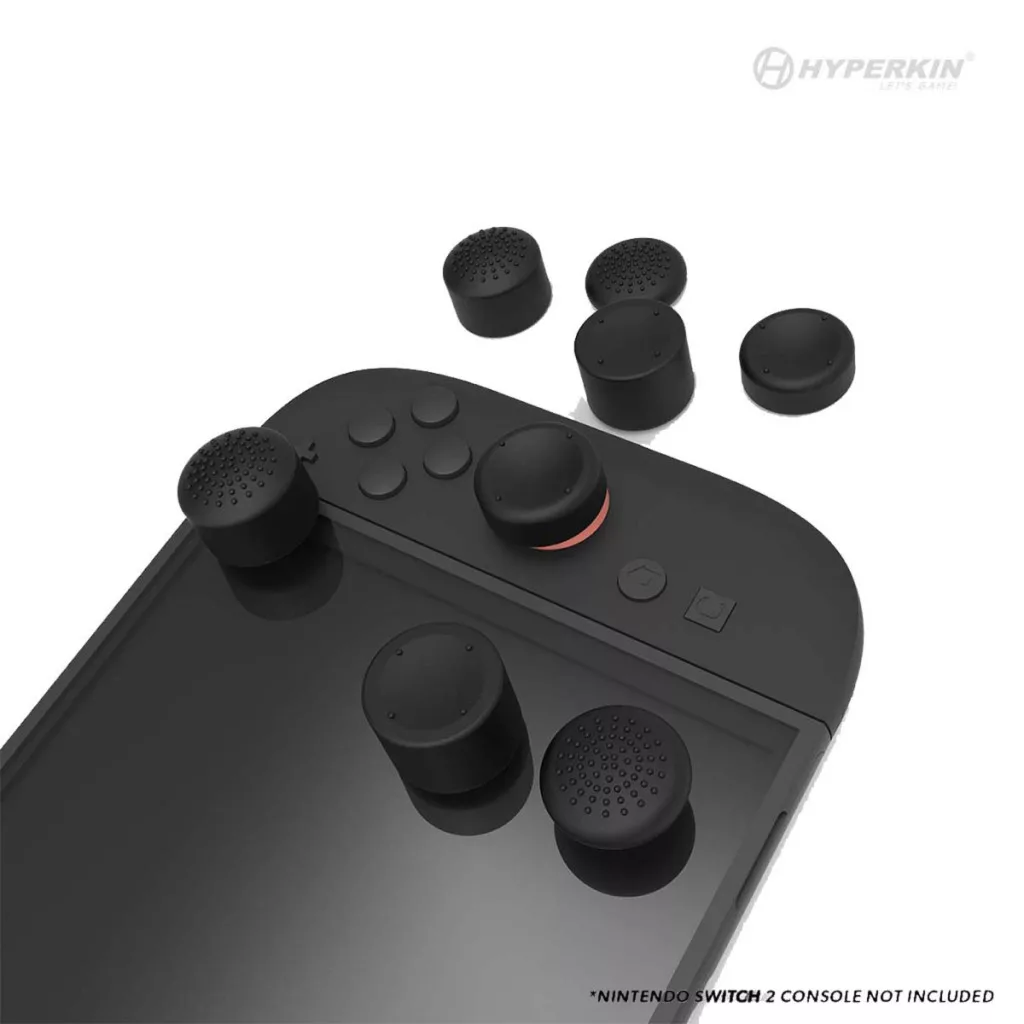 Hyperkin Pro Series Nintendo Switch 2 Fekete hüvelykujj csúszásgátló csomag (8 db) - Image 5
