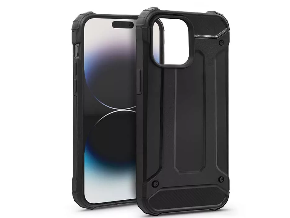 Haffner Armor ütésálló tok - Apple iPhone 14 Pro Max - fekete