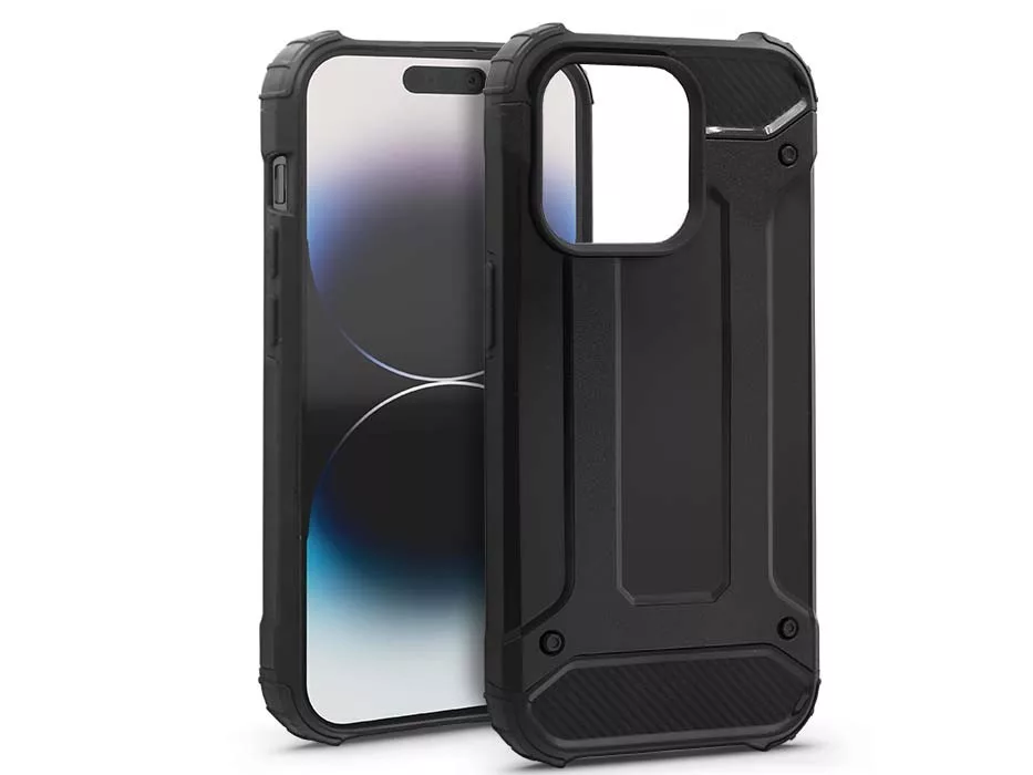 Haffner Armor ütésálló tok - Apple iPhone 14 Pro - fekete