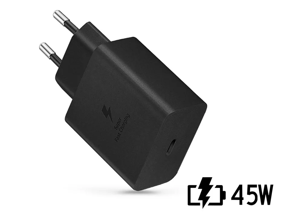 Samsung EP-TA845XBEG gyári USB hálózati gyorstöltő adapter 45W PD Type-C - fekete - ECO