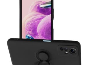 SILICONE RING case for XIAOMI Redmi Note 12S black