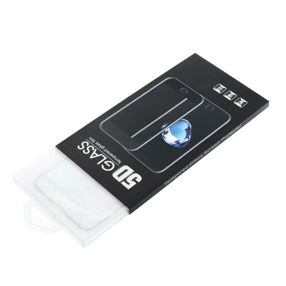 5D Full Glue Tempered Glass - for Honor 80 Lite black - Image 3