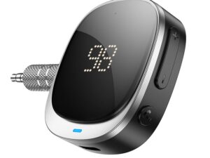 HOCO adapter AUX Jack 3,5 mm BLUETOOTH with display E80 black