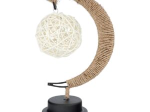 Table lamp bedside Twirl Art Deco (version 1) EID