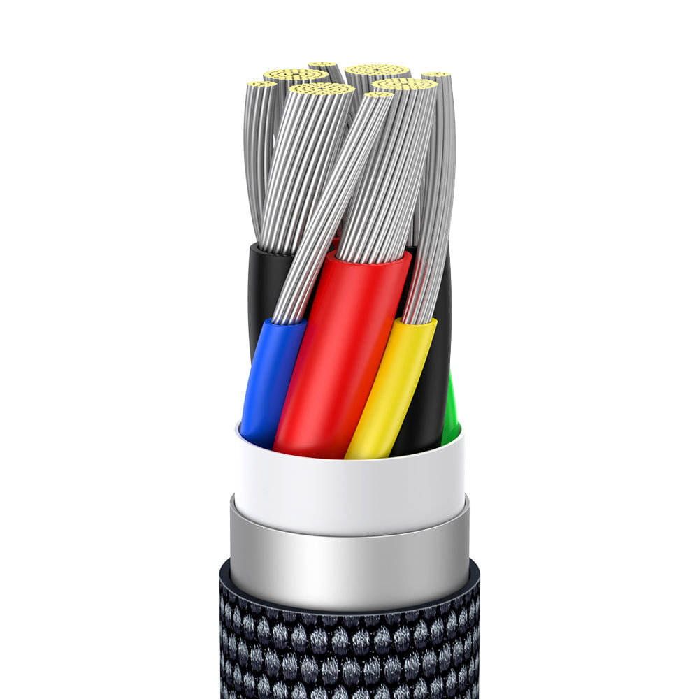 BASEUS cable Type C to Type C PD 100W Crystal Shine CAJY000601 1,2 m black - Image 7