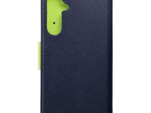 FANCY Book case for SAMSUNG A35 navy / lime