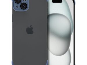 MINI BUMPERS case with camera island protection for IPHONE 15 Plus blue