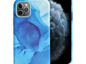 LEATHER MAG COVER case for IPHONE 11 Pro blue splash