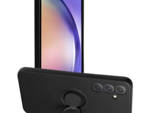 SILICONE RING case for SAMSUNG A54 5G black