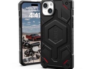 ( UAG ) Urban Armor Gear Monarch Pro for IPHONE 15 PLUS compatible with MagSafe kevlar black