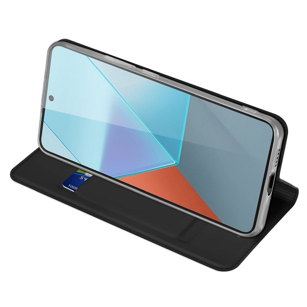 DUX DUCIS wallet case SKIN PRO for REDMI NOTE 13 Pro 5G black - Image 4