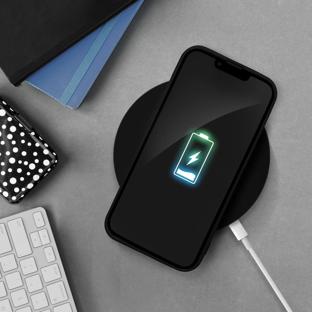 SILICONE case for IPHONE 15 Pro Max black - Image 6
