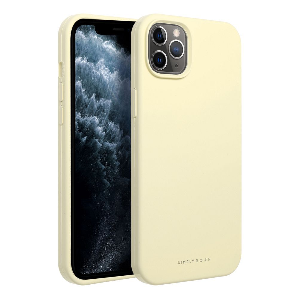 Roar Cloud-Skin Case - for iPhone 11 Pro Max Light Yellow - Image 2