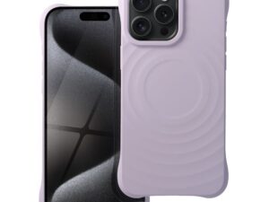 Silicone Zephyr Mag Cover compatible with MagSafe do IPHONE 15 PRO MAX lilac