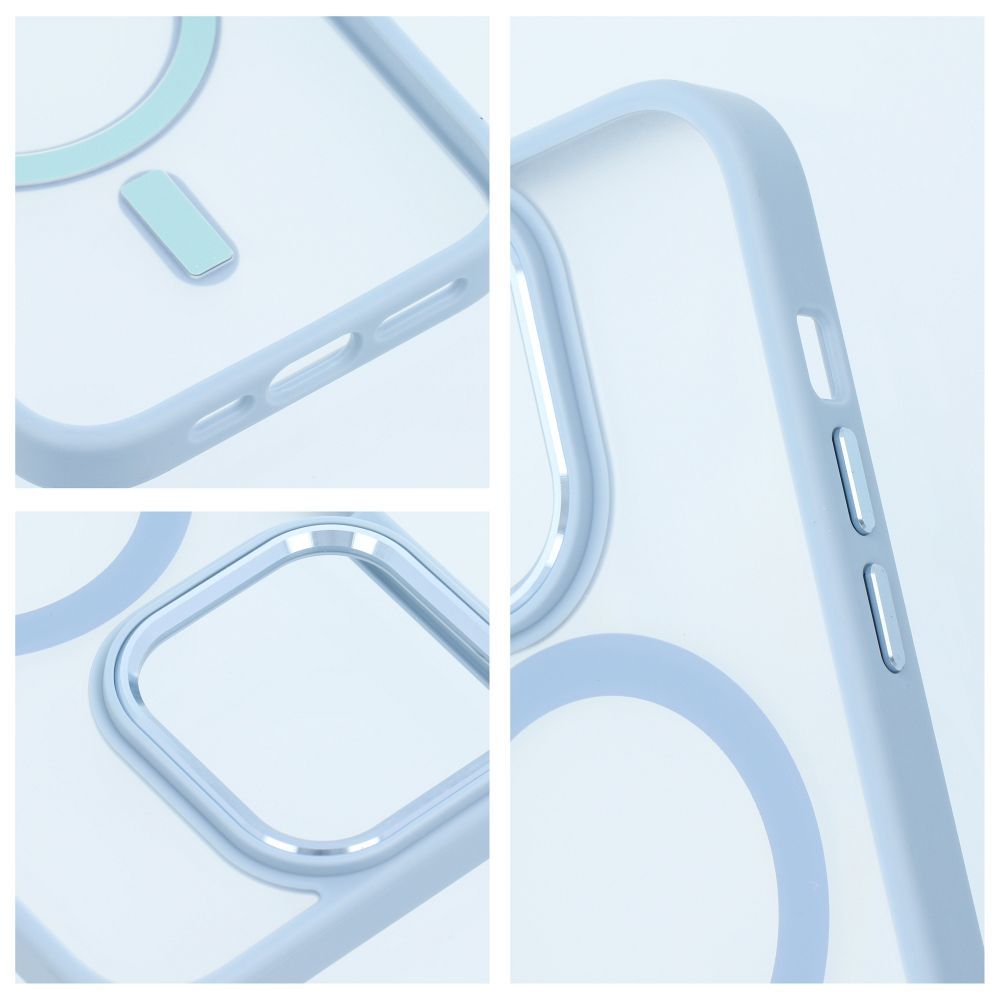 MATTE MAG COVER case compatible with MagSafe for IPHONE 16 Plus blue - Image 3