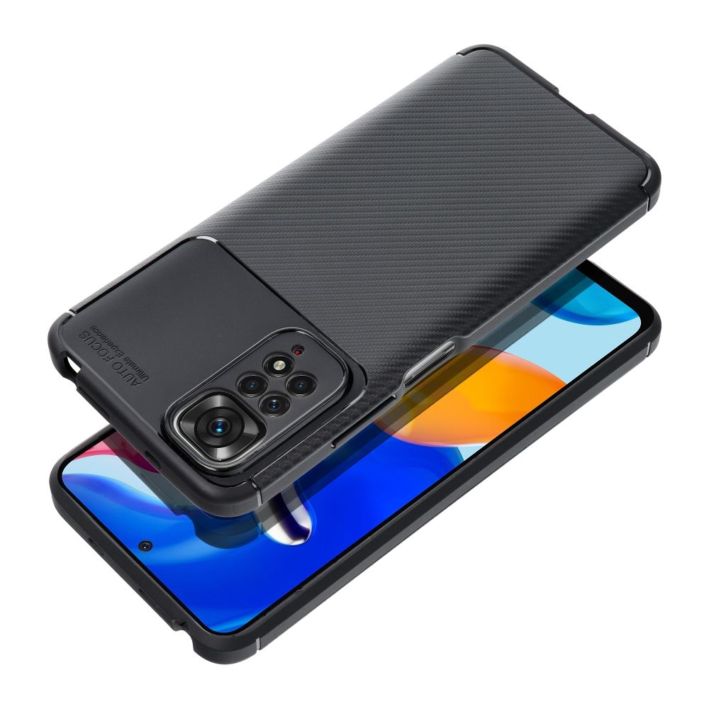 Case CARBON PREMIUM for XIAOMI Redmi Note 9 black - Image 2