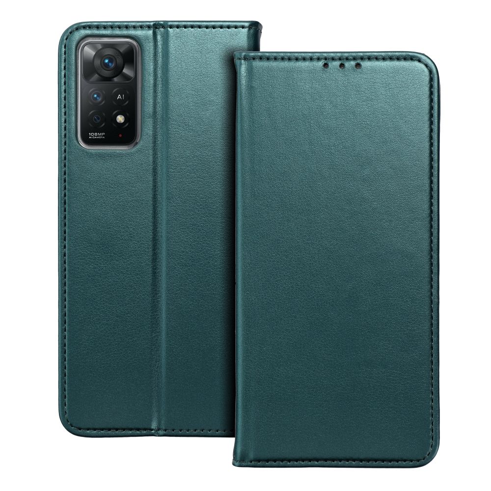 SMART MAGNETO Book case for XIAOMI Redmi Note 13 4G dark green - Image 3