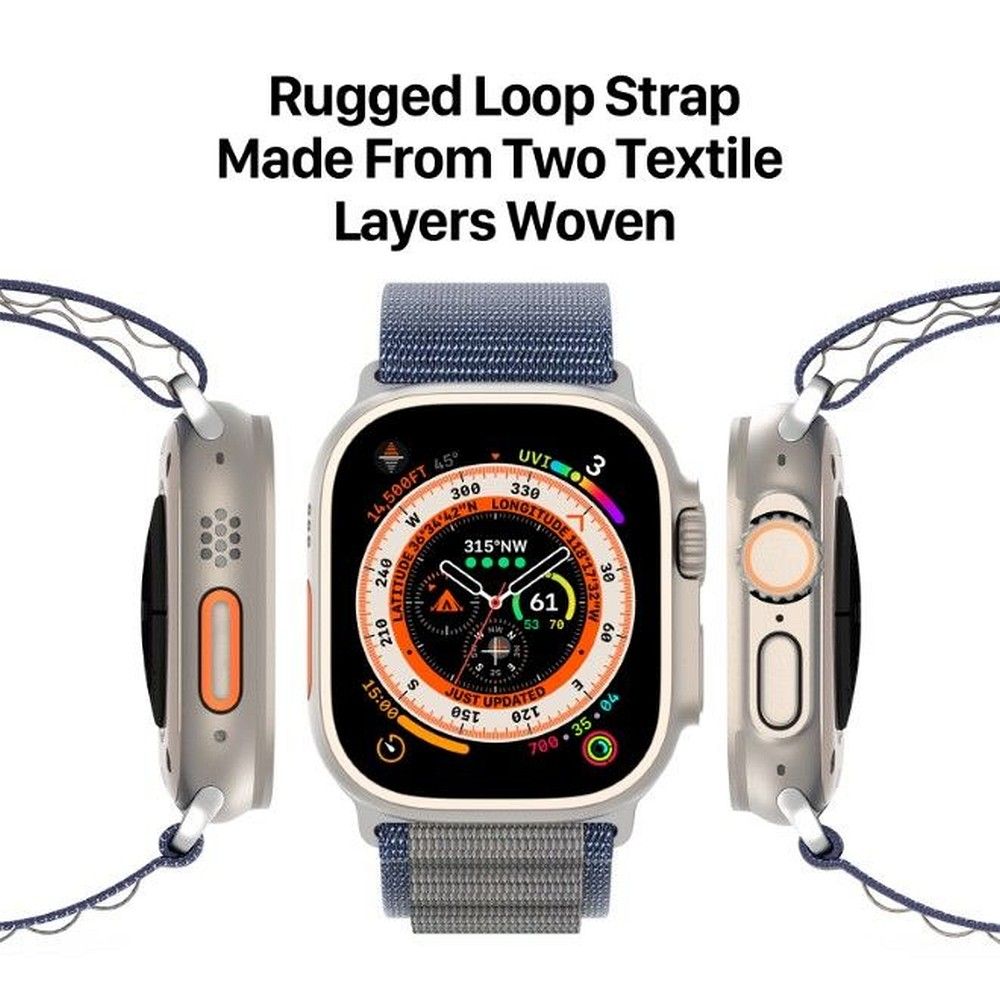 DUX DUCIS strap GS nylon for Apple Watch 42 / 44 / 45 / 49 mm blue - Image 5
