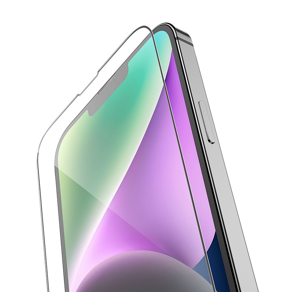 HOCO tempered glass HD 5D Guardian shield (SET 10in1) - for iPhone 13 / 13 Pro / 14 black (G14) - Image 2