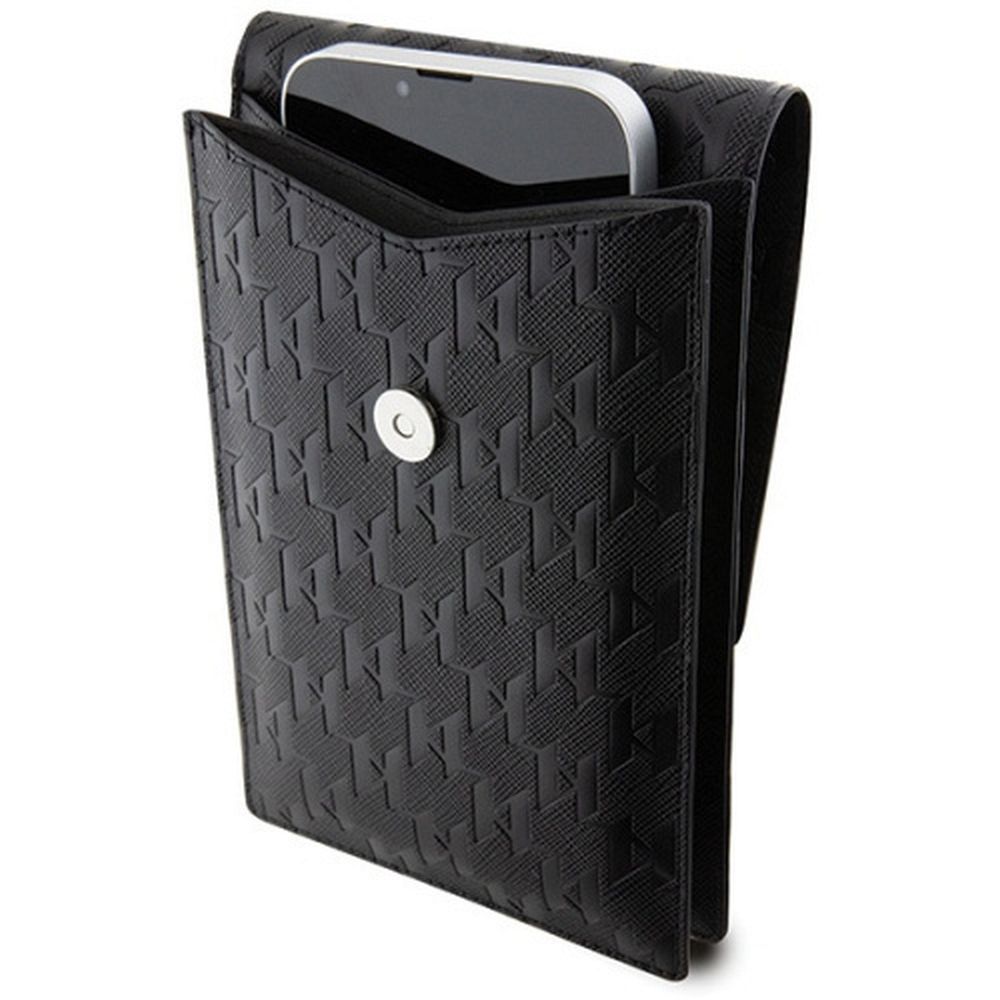KARL LAGERFELD universal bag for mobile KLWBSAKHPKK (Saffiano Mono Ikonik) black - Image 4