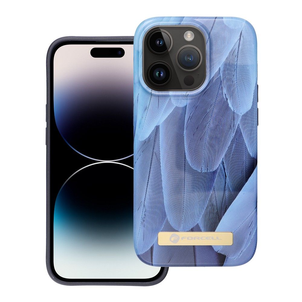 FORCELL F-PROTECT Mirage case compatible with MagSafe for IPHONE 14 PRO blue bird - Image 2