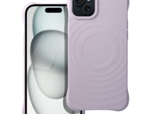 Silicone Zephyr Mag Cover compatible with MagSafe do IPHONE 15 PLUS lilac