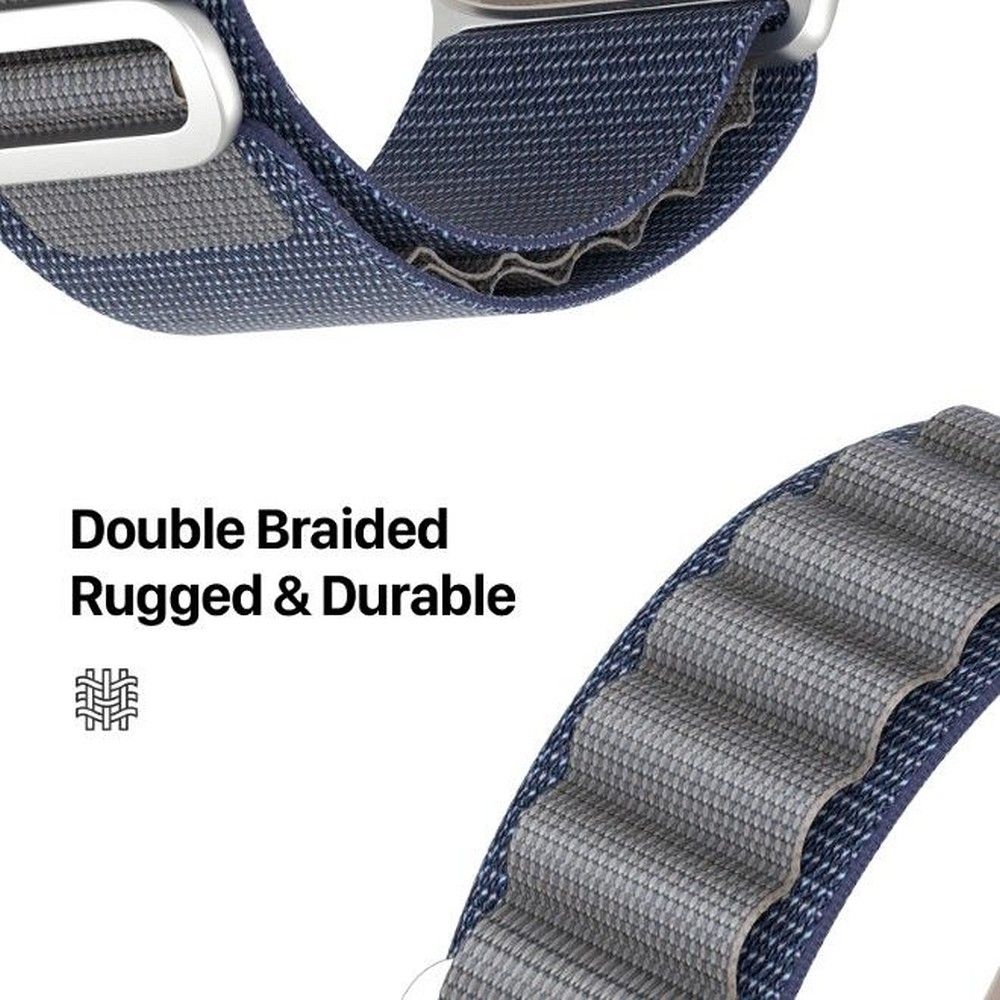 DUX DUCIS strap GS nylon for Apple Watch 42 / 44 / 45 / 49 mm blue - Image 4