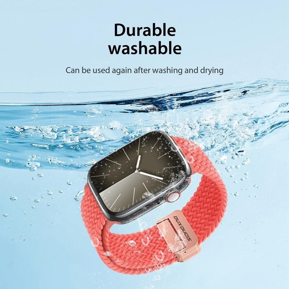 DUX DUCIS strap MIXTURE PRO stretchable braided for Apple Watch 42 / 44 / 45 / 49 mm guava - Image 2