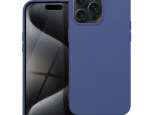 SILICONE case for IPHONE 15 Pro Max blue