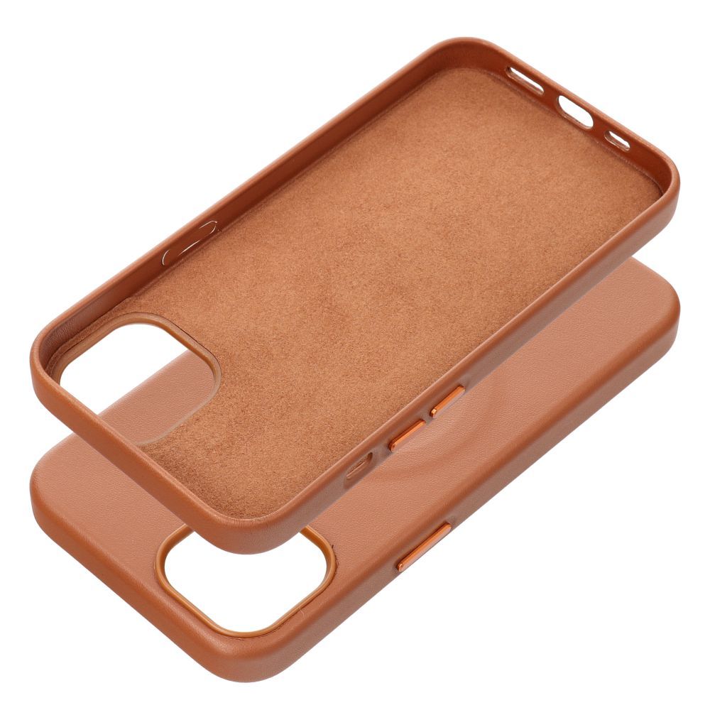 Roar Leather Mag Case - for iPhone 13 Brown - Image 3