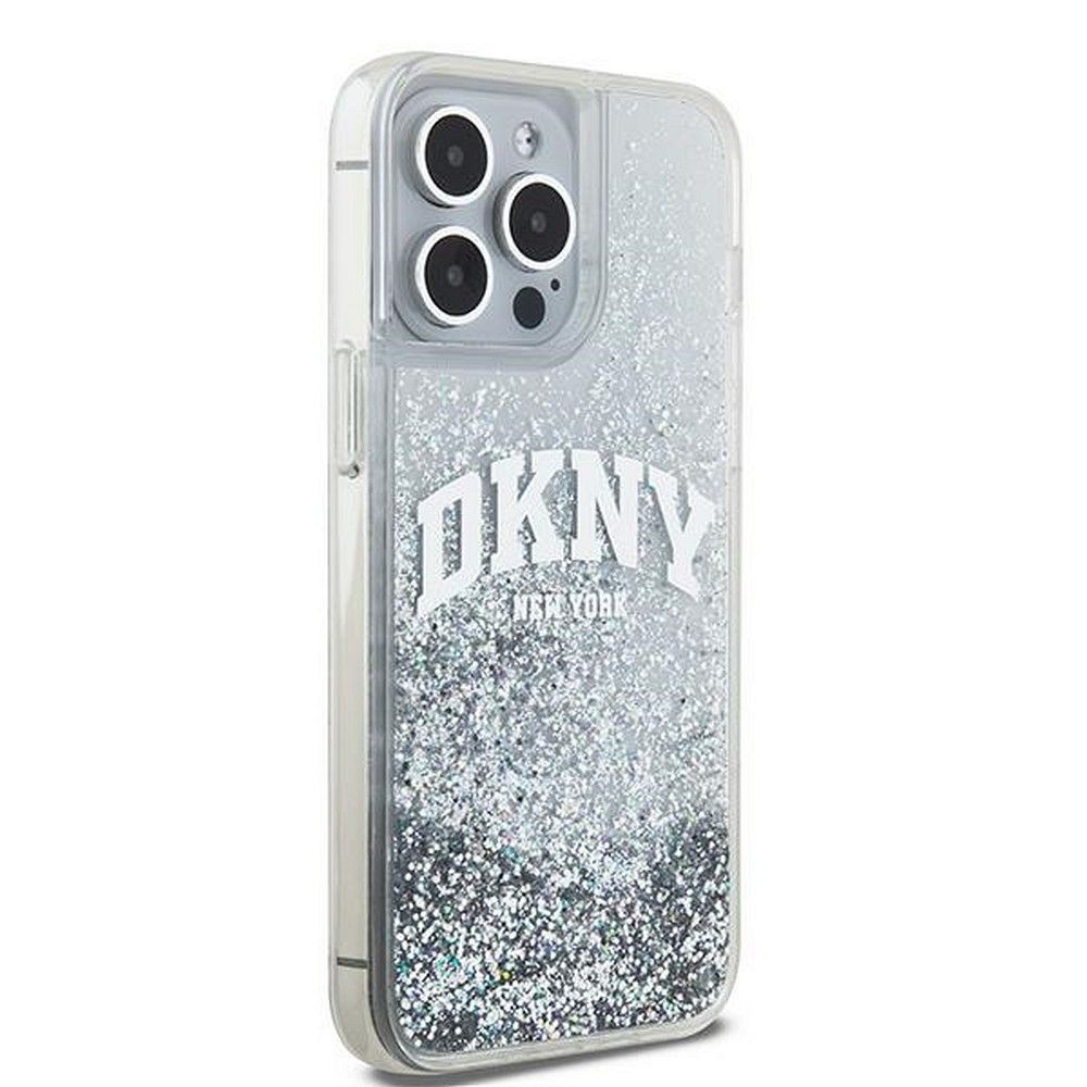 DKNY case for IPHONE 15 Pro DKHCP15LLBNAET (DKNY HC Liquid Glitters W/Arch Logo) white - Image 4