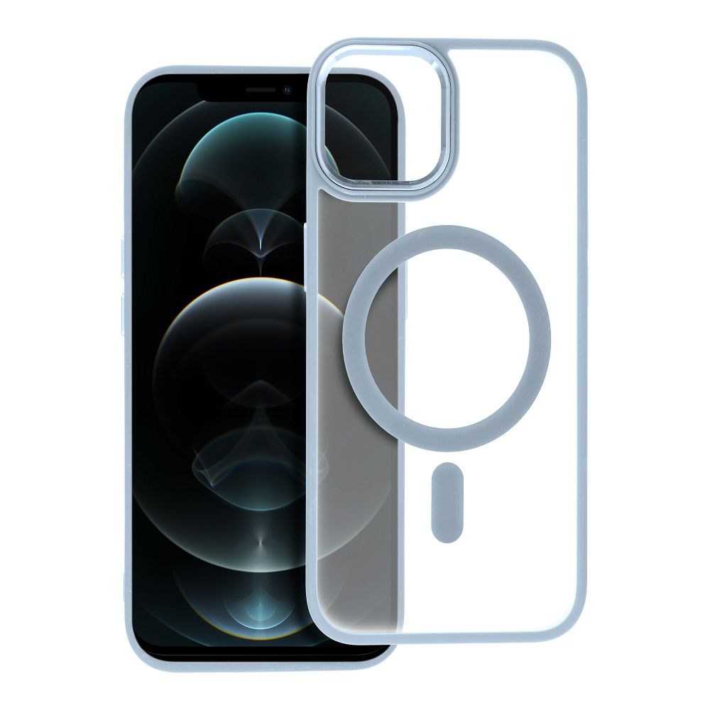 MATTE MAG COVER case compatible with MagSafe for IPHONE 12 Pro Max blue