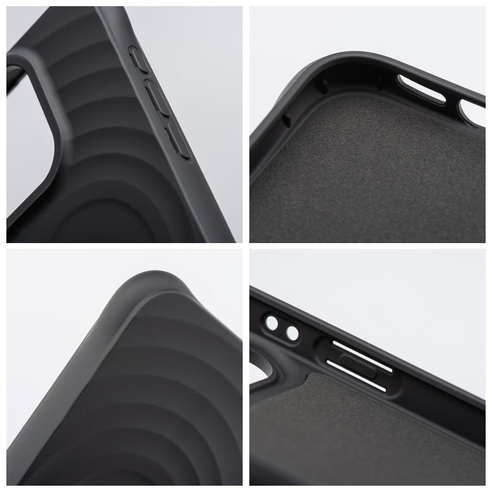 Silicone Zephyr Mag Cover compatible with MagSafe do IPHONE 14 PRO MAX black - Image 6