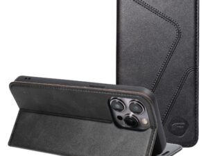 FORCELL F-Protect RFID Blocker book case for IPHONE 14 black