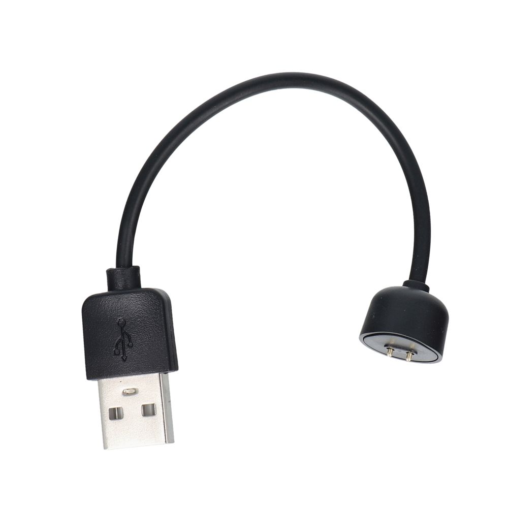 USB-A kábel a XIAOMI Mi Band 5 / Mi Band 6 töltéséhez, 0,15 m, fekete - Image 2