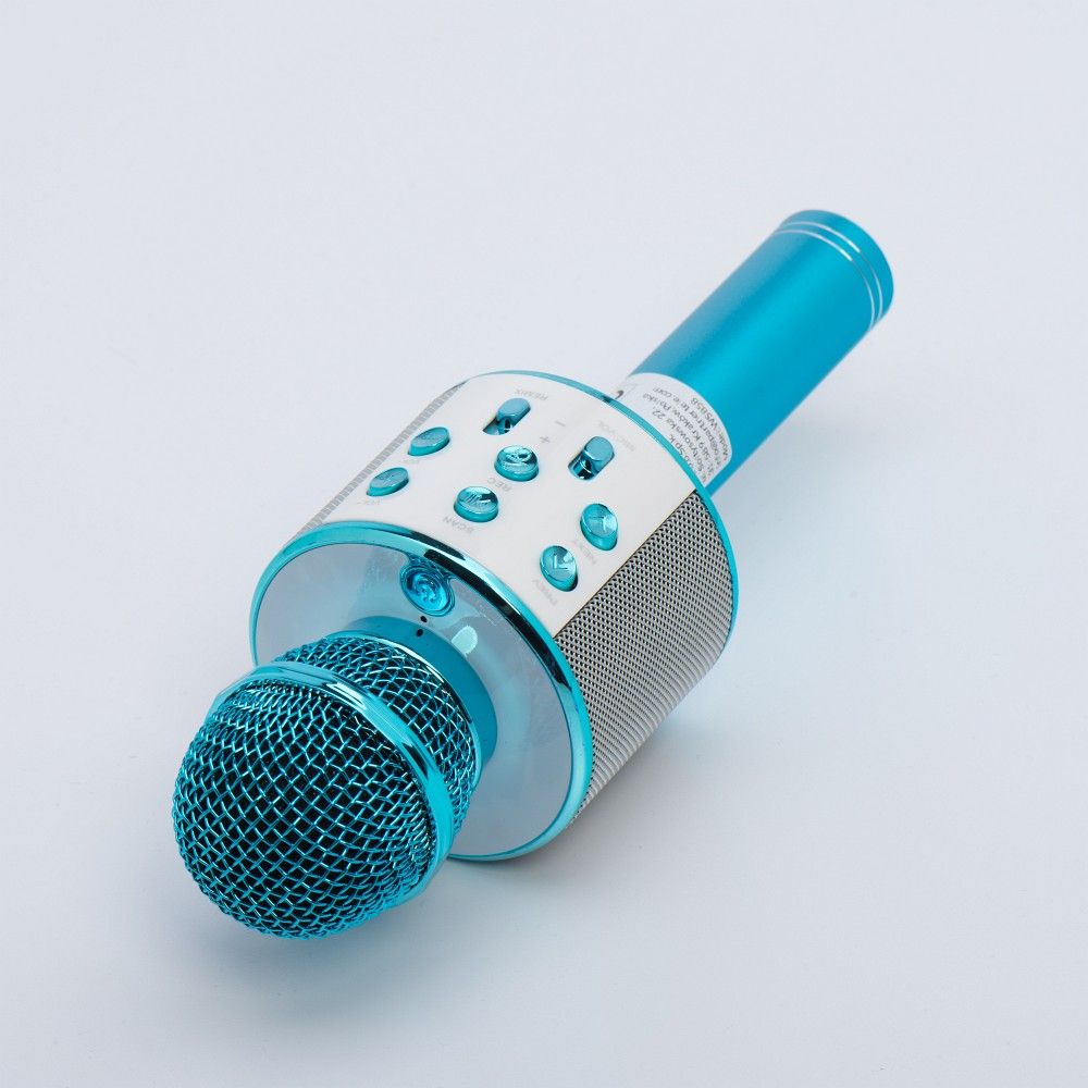 Multimedia karaoke microphone CR58 blue - Image 6