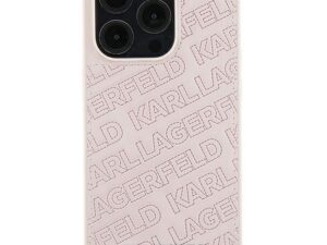 KARL LAGERFELD case for IPHONE 15 Plus KLHCP15MPQKPMP (Quilted Pattern) pink